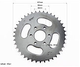 Звезда приводная задняя 428H-40T тип.№1