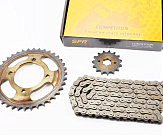 F5 Звезды, цепь к-кт 428H-112L+38T+15T (ZS200 - Viper F5)