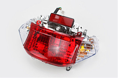 Фонарь задний NEW (прозрачное стекло поворотов)
