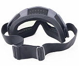 Окуляри кросові, чорні (хамелеон скло)