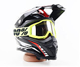 Окуляри кросові/ендуро/АТV, салатові (затемнене скло)