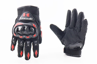 Перчатки мотоциклетні XL-Чорно-Червоні