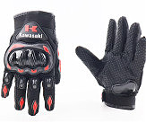 Перчатки мотоциклетні XL-Чорно-Червоні