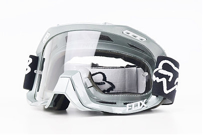 Очки кроссовые/эндуро/АТV, серые (прозрачное стекло)