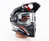 Очки кроссовые/эндуро/АТV, серые (прозрачное стекло)