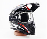 Очки кроссовые/эндуро/АТV, серые (зеркальное стекло)