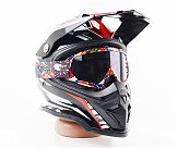 Очки кроссовые/эндуро/АТV, разноцветные (затемненное стекло)