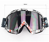 Очки кроссовые/эндуро/АТV, разноцветные (затемненное стекло)