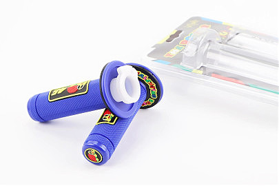 Рукоятка руля лев./пр. к-кт с вставкой, синие