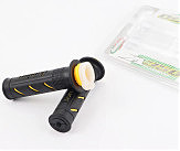 Рукоятка руля лев./пр. к-кт с вставкой, черно-желтые