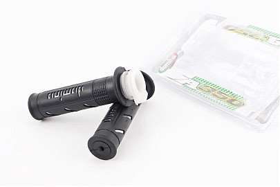 Рукоятка руля лев./пр. к-кт с вставкой, черные