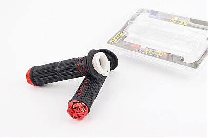 Рукоятка руля лев./пр. к-кт, черно-красные