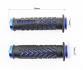 Рукоятка руля лев./пр. к-кт, черно-синие