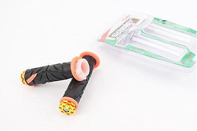 Рукоятка руля лев./пр. к-кт, черно-оранжевые