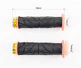 Рукоятка руля лев./пр. к-кт, черно-оранжевые