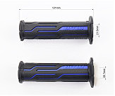 Рукоятка руля лев./пр. к-кт, черно-синие