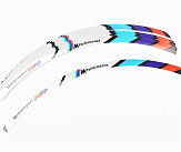 Наклейка светоотражающая на 2 диска колеса 12