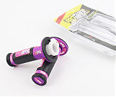 Рукоятка керма лів./пр. к-кт із вставкою, чорно-фіолетові