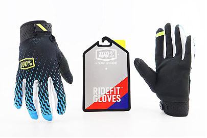 Перчатки XL с силиконовыми вставками, чёрно-синие, НЕ оригинал