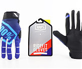 Перчатки XL с силиконовыми вставками, сине-чёрные, НЕ оригинал