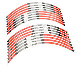 Наклейка светоотражающая на 2 диска колеса 18