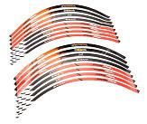 Наклейка светоотражающая на 2 диска колеса 18