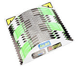 Наклейка светоотражающая на 2 диска колеса 17