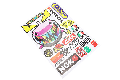 Наклейки набор 33шт "multi-brand" A8055 (20х30см)