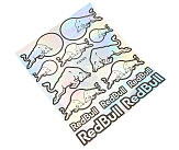 Наклейки набор светоотражающий 16шт 