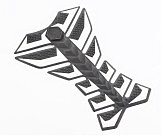 Наклейка защитная на бак топливный, 