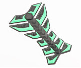 Наклейка защитная на бак топливный, 