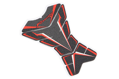 Наклейка защитная на бак топливный "RACING", красно-черный