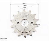 Звезда передняя CB-520H-14T (шлиц 3мм) 171FMM Loncin FE250/KOVI250-4Т