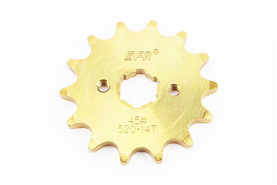 Звезда передняя CG/CB-520H-14T (шлиц 4мм) GOLD