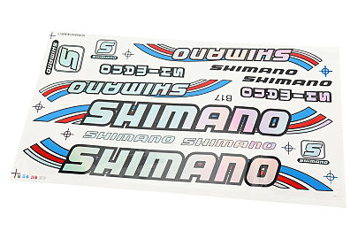 Наклейки набор 13шт "SHIMANO" B17 (34х20см)