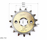 Звезда передняя 428H-15T - Yamaha YBR125 