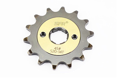 Звезда передняя CG/CB-520H-14T (шлиц 4мм) "каленая" Loncin LX200GY-3