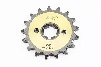 Звезда передняя 428H-17T &mdash; Yamaha YBR125 "каленая"