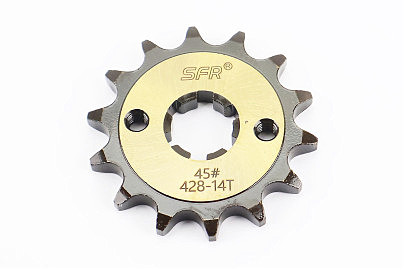 Звезда передняя 428H-14T &mdash; Yamaha YBR125 "каленая"