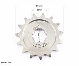Звезда передняя 428-15T