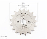 Звезда передняя - 428H-17T BOXER BM/ВМX 150cc