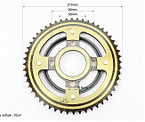 Звезда задняя GLPRO - 428-52T - d=58; 4отв.*90mm 