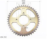Звезда задняя JD125 - 428-45Т - d=58; 4отв.*78mm 