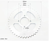 Звезда задняя 520-42T - d=58; 4отв.*78mm Loncin LX200GY-3