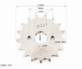 V200-F2 V250-F2 Звезда передняя CG CB-428H-17T
