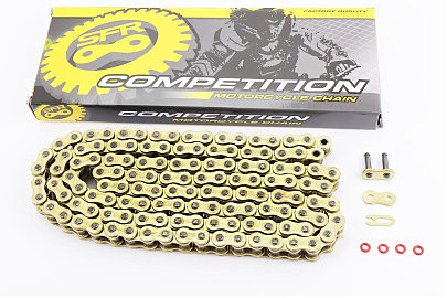 Цепь привода колеса 428HPO*132L GOLD (с сальниками)