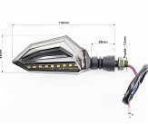 Поворот диодный + габарит ZXD-05, 2шт
