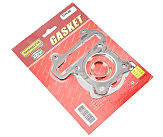 Прокладки поршневой 60cc-44мм, к-кт 3 детали (красная нить)