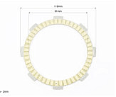 PULSAR NS-200 Диск сцепления фрикционный к-кт 6шт 