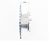 Loncin LX200GY-3 Панель демпферна з підшипником + зірка 520*42 в зборі, висота посадки зірки - 45мм